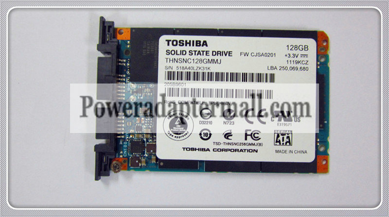 TOSHIBA THNSC128GMMJ 128GB SSD SATA for Sony VAIO TT Series